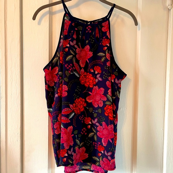 Papermoon Tops - Papermoon High Neck Paisley Tank top